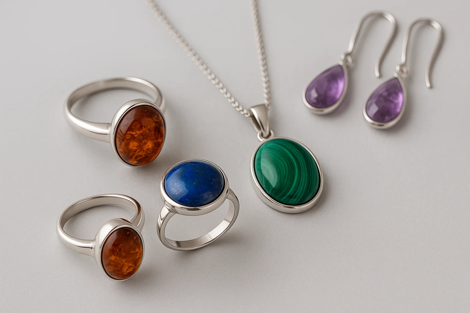 Ювелірні вироби з натуральними, напівдорогоцінними  каменями та природніми самоцвітами- краса природи у кожній деталі