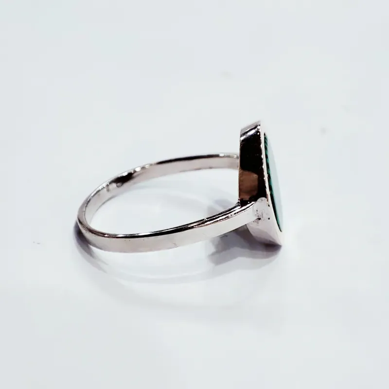 Каблучка з малахітом, арт. 298 к — фото 2