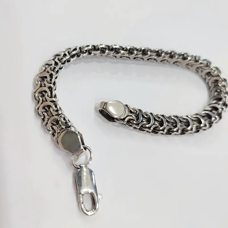 Срібний чоловічий браслет Рамзес — фото 2