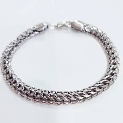 Срібний чоловічий браслет Пітон — срібна прикраса