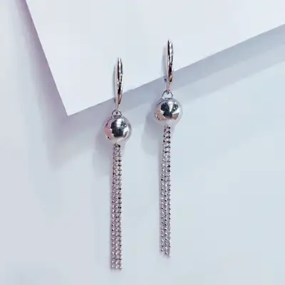 Срібні сережки-вісюльки з ланцюжками — срібна прикраса