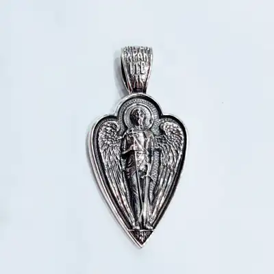 Срібний Ангел охоронець — срібна прикраса
