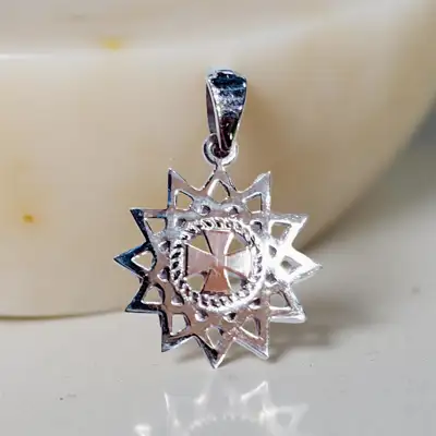 Срібна підвіска "Зірка Ерцгамма" — срібна прикраса