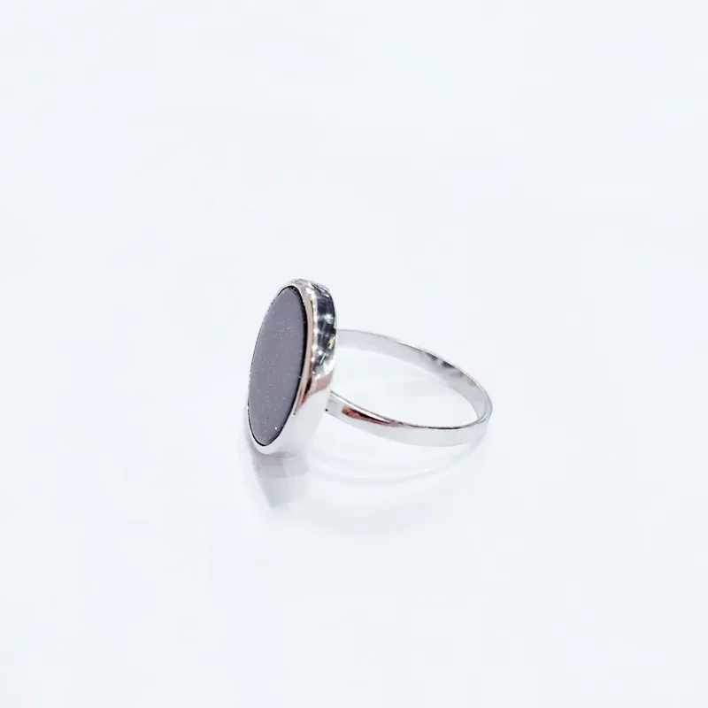 Срібна каблучка з Авантюрином — фото 3