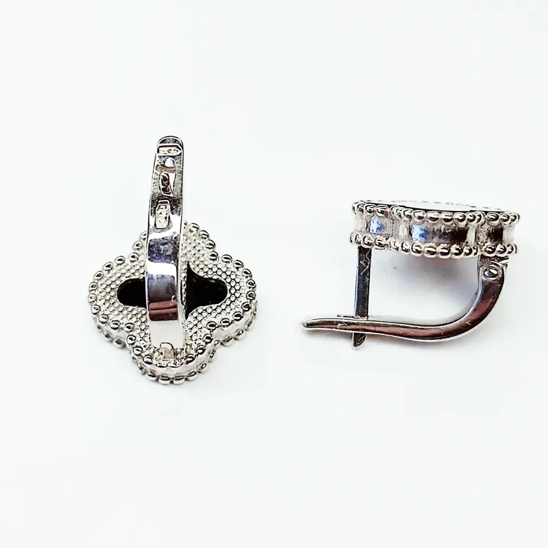 Сережки, "Конюшина", арт. 2063/1 ср — фото 2