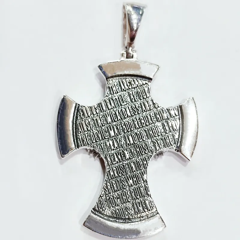 Срібний чоловічий набір “Святий Михаїл” та бісмарк — фото 3