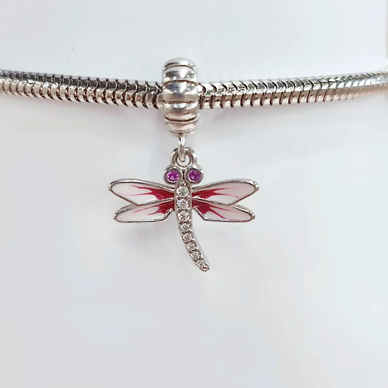 Срібний шарм підвіска Стрекоза — фото 2