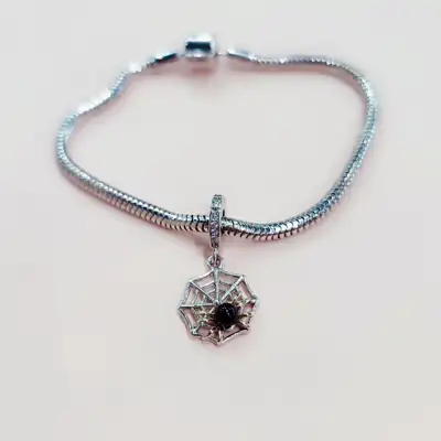 Срібний шарм підвіс "Павук" — срібна прикраса