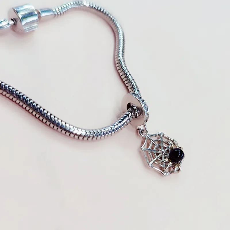 Срібний шарм підвіс "Павук" — фото 2