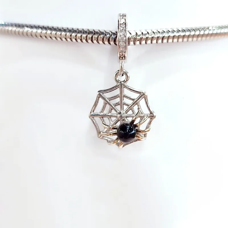 Срібний шарм підвіс "Павук" — фото 3