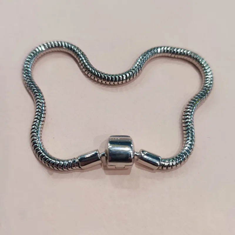 Срібний браслет у стилі Пандора — фото 2