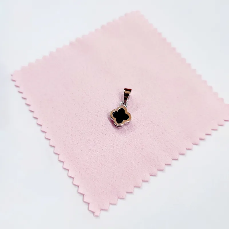 Срібна підвіска у стилі Van Cleef із золотою пластиною — фото 2