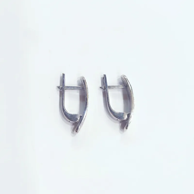 Сережки із срібла "Вишиванка" — фото 2