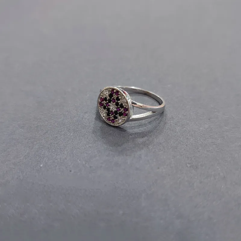 Каблучка із срібла в етнічному стилі — фото 2