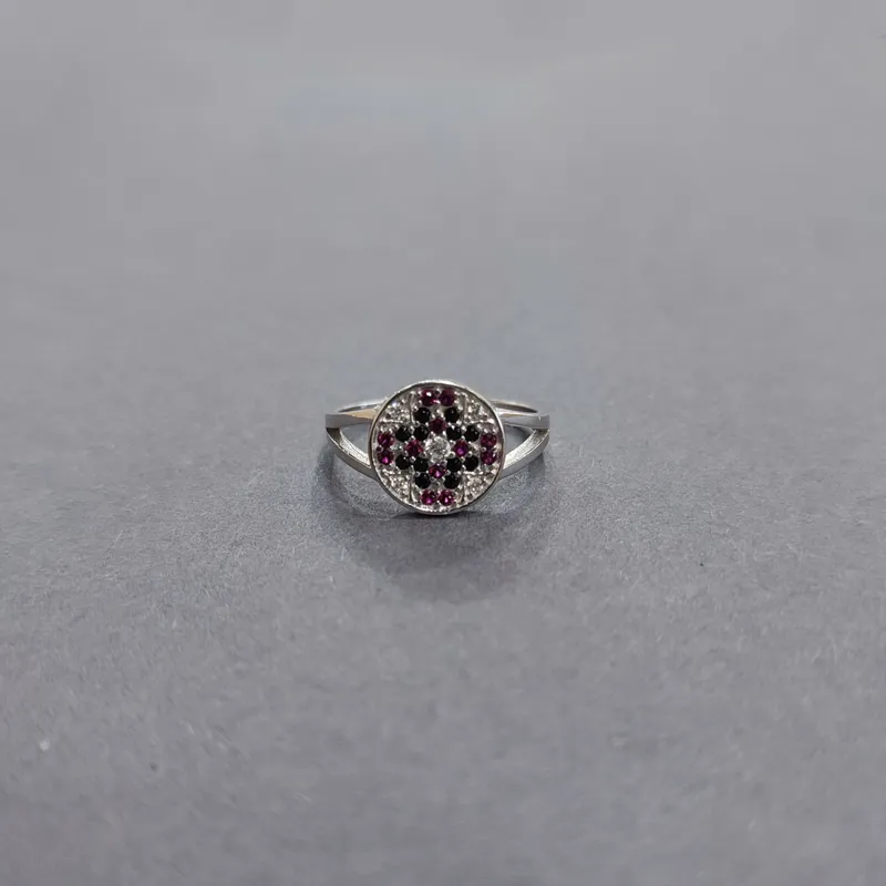 Каблучка із срібла в етнічному стилі — фото 1