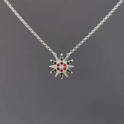 Кольє із срібла в етно стилі — срібна прикраса