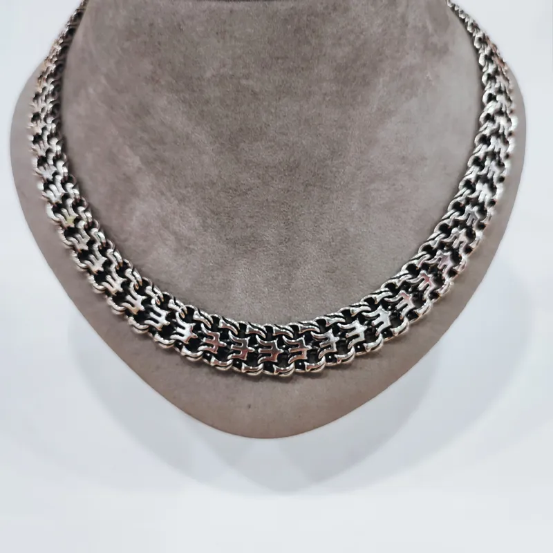 Ланцюг із срібла "Фараон з тризубом" — фото 2