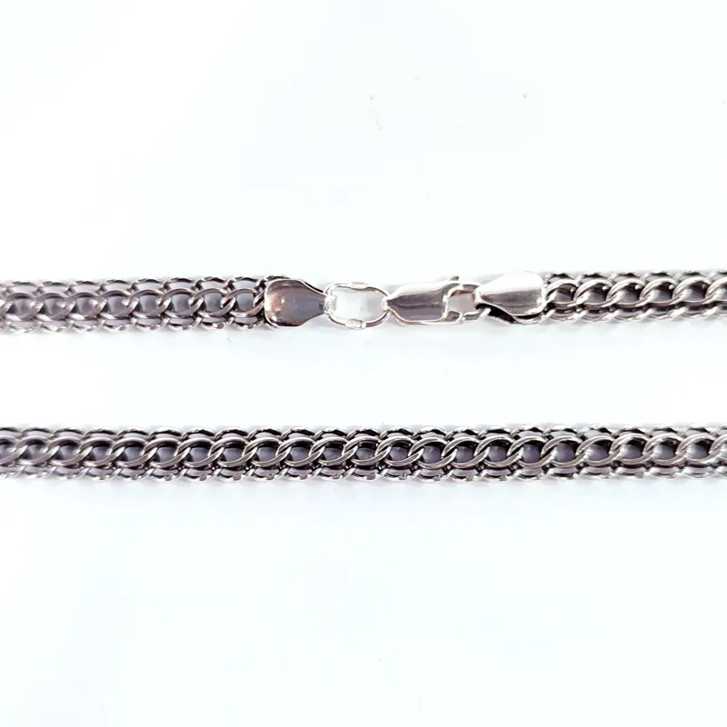 Ланцюг із срібла "Пітон" — фото 3