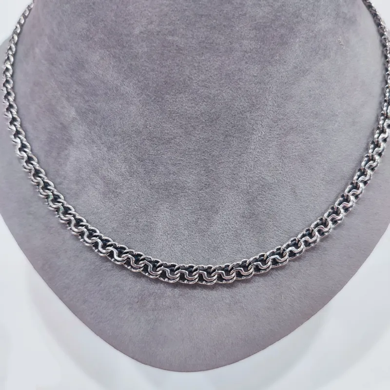 Ланцюг із срібла різновид плоского бісмарка — фото 2