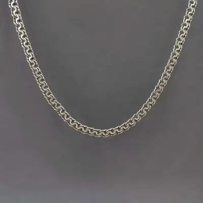 Ланцюг із срібла різновид плоского бісмарка — срібна прикраса