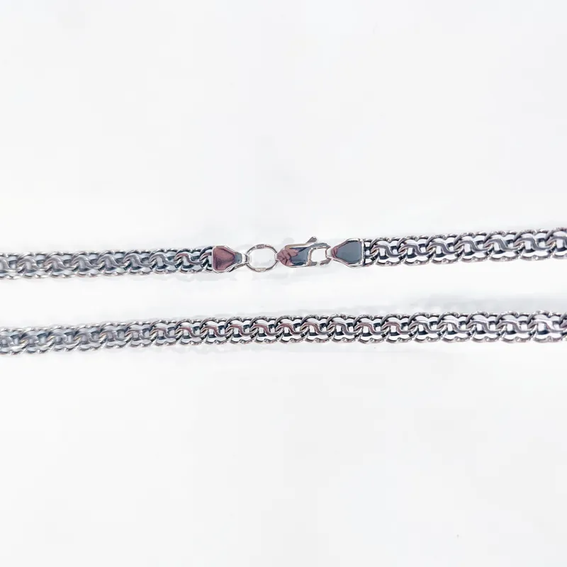 Ланцюг із срібла різновид плоского бісмарка — фото 3