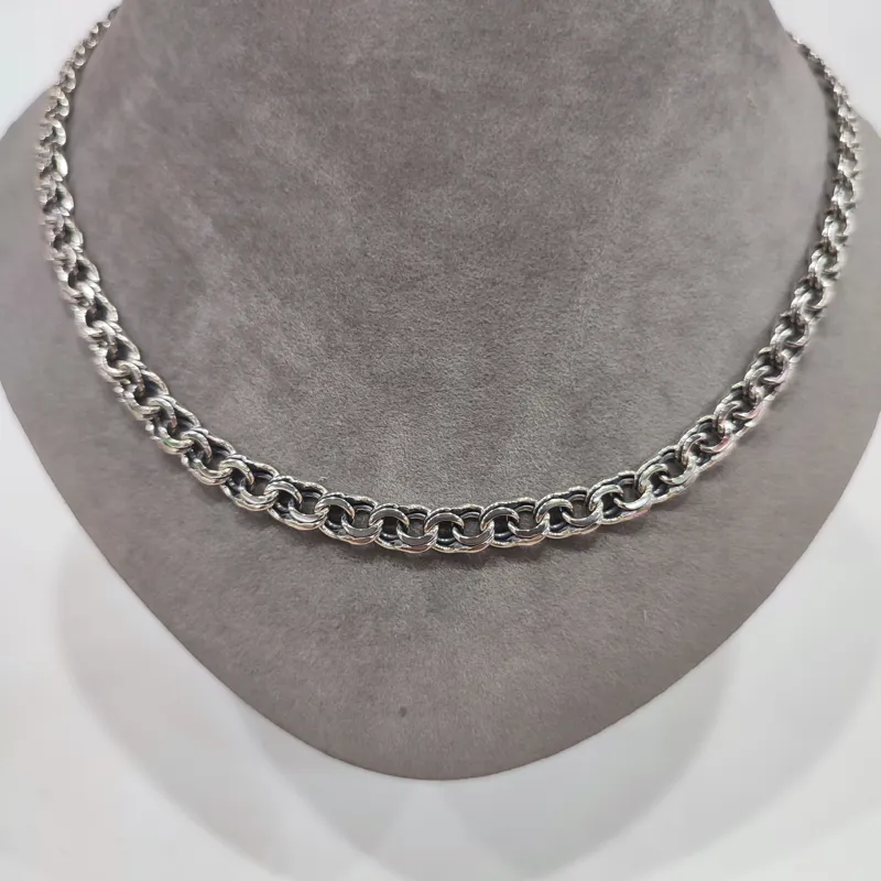 Ланцюг із срібла Плоский бісмарк — фото 2