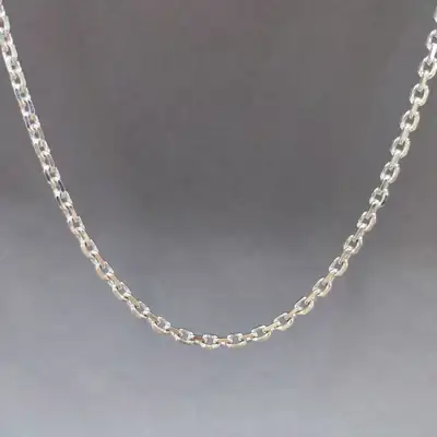 Ланцюг із срібла Якір родований — срібна прикраса