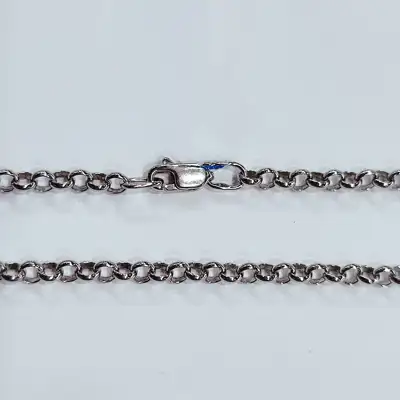 Ланцюг із срібла Якір круглий — срібна прикраса