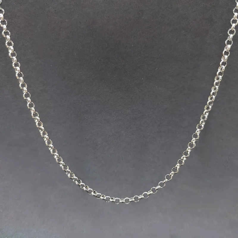 Ланцюг із срібла Якір круглий — фото 2