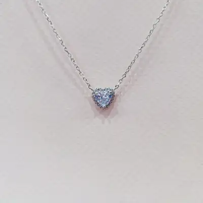 Кольє Сердечко у стилі Пандора — срібна прикраса