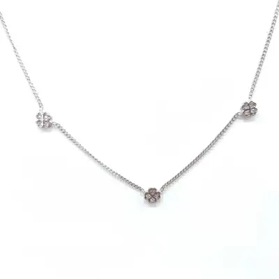 Кольє із срібла Чотирилистник — срібна прикраса