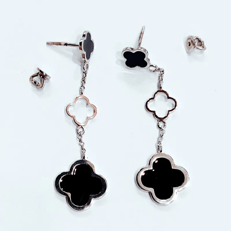 Сережки вісюльки у стилі Ван Кліф — фото 2