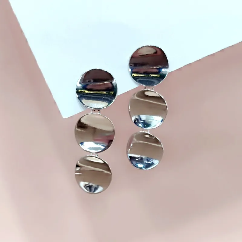 Сережки монетки — фото 3