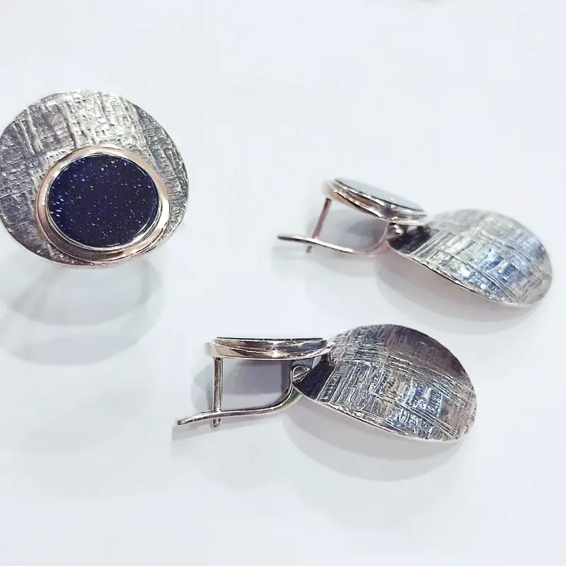 Комплект, з Авантюрином, арт.1543 — фото 2