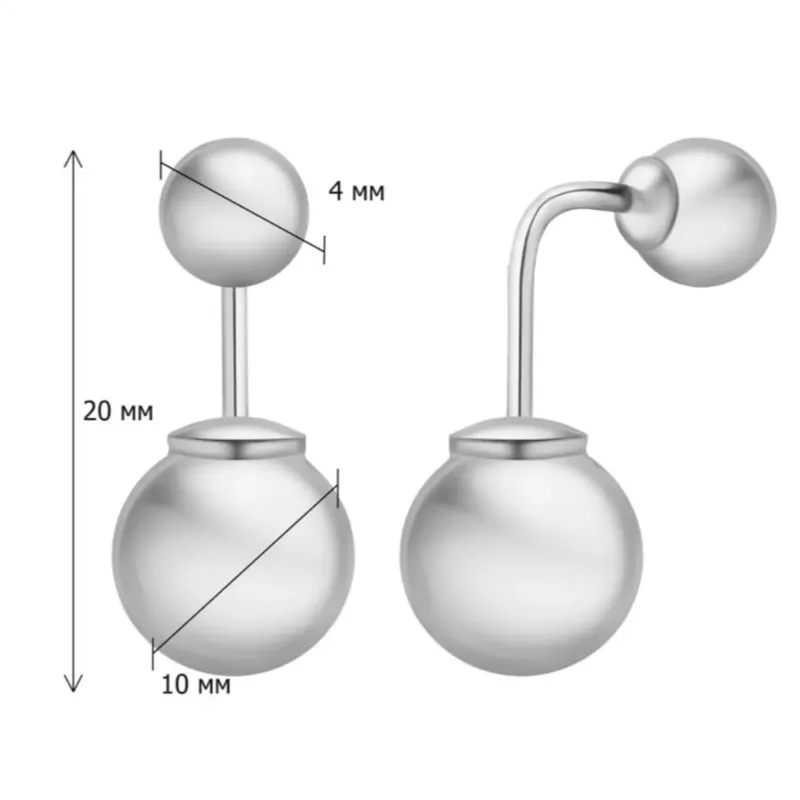 Сережки " Діори", арт.2388 — фото 2