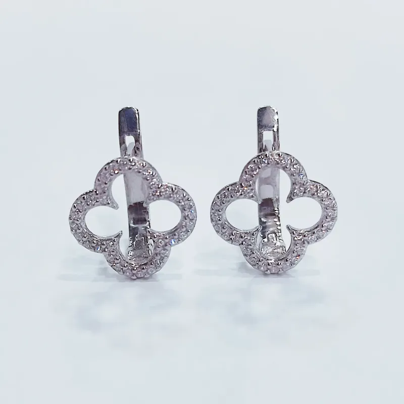 Сережки, "Клевер", арт.2147 — фото 2