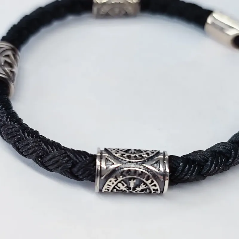 Браслет, "Шовковий шнур", арт. 1115 — фото 3