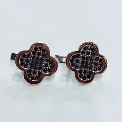 Сережки "Конюшина", арт.458 — срібна прикраса