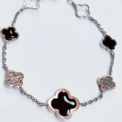 Браслет "Конюшина", арт.671/Е/З — срібна прикраса